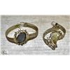 Image 1 : PERUVIAN SILVER/STONE BRACELETS