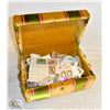 Image 1 : ANTIQUE & OLD STAMPS IN ANTIQUE VELVET BOX