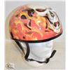 GRAPHIC SKULL D.O.T. APP MOTORBIKE SKID LID HELMET