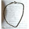 Image 1 : SILVER TWISTED ROPE  BRACELET