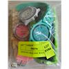 Image 1 : GROUP OF 5 SILICONE WATCHES