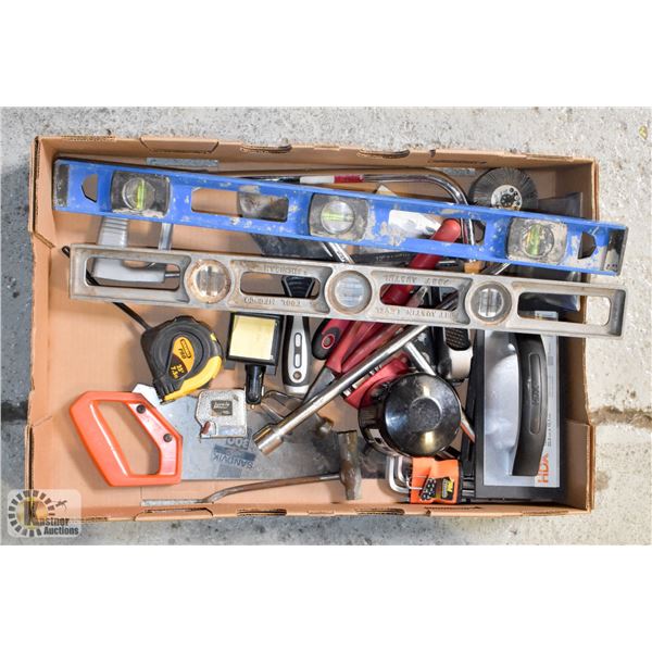 LARGE FLAT OF TOOLS