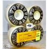 Image 1 : NEW SET OF RELIC SKATEBOARD WHEELS