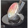 Image 1 : #67-NATURAL RAINBOW SOLAR QUARTZ RING SIZE 7.5