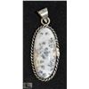 Image 1 : # 61- NATURAL DENTRIC OPAL PENDANT 35.5X16 MM