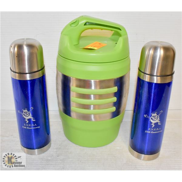 LOT OF 3 BOTTLES/THERMOS'