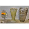 BUNDLE OF 3 VASES