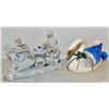 WHITE & BLUE COLLECTIBLE FIGURINES