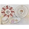 Image 1 : FLAT OF ASSORTED VINTAGE ANNIVERSARY DISHWARE