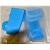 LOT OF 2 NEW SILICONE EXFOLIATING BACK SCRUBBER