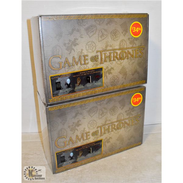 LOT OF 2 GAME OF THRONES COLLECTORS BOXES