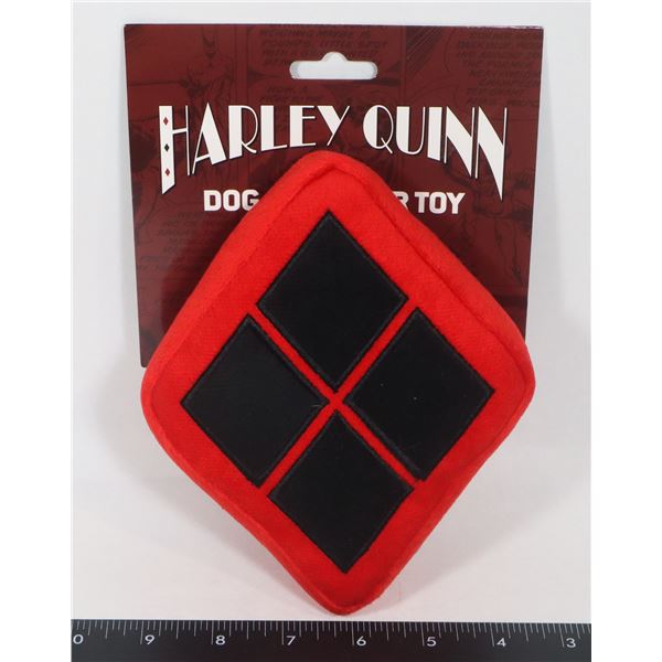 NEW HARLEY QUINN DOG SQUEAKER TOY