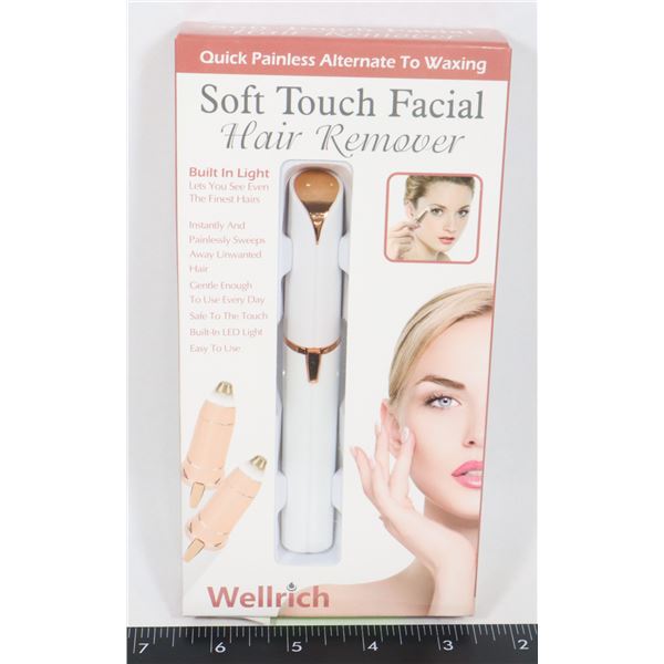 NEW SOFT TOUCH FACIAL HAIR REMOVER