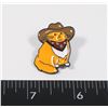 Image 1 : NEW CHUBBY COW BOY CAT LAPEL PIN