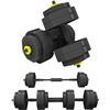 Image 1 : BUY NOW $75 NEW  PARTS SOGES HYBRID DUMBBELL SET