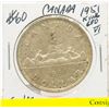 Image 1 : 1951 CANADIAN SILVER DOLLAR