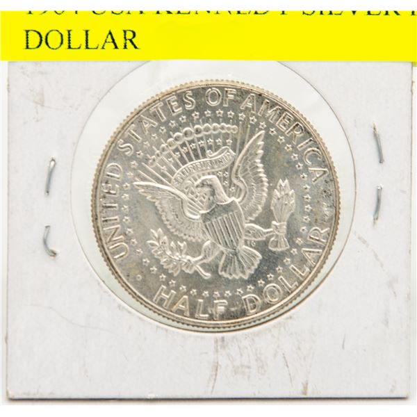 1964 USA KENNEDY SILVER HALF DOLLAR