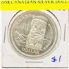 1958 CANADIAN SILVER DOLLAR