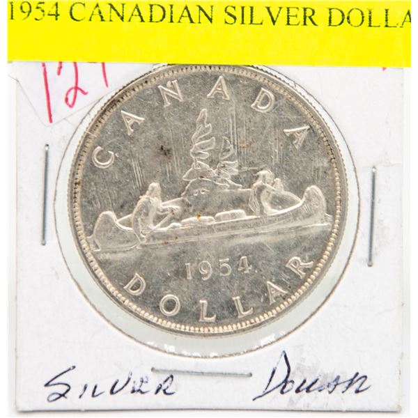 1954 CANADIAN SILVER DOLLAR