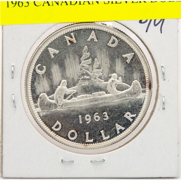 1963 CANADIAN SILVER DOLLAR