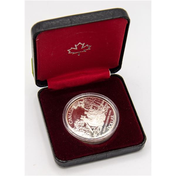 1989 SILVER DOLLAR - MACKENZIE RIVER BICENTENNIAL