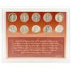 Image 2 : 1940'S - 10 PIECE SILVER MERCURY DIME COLLECTION