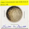 Image 1 : 1966 CANADIAN SILVER HALF DOLLAR