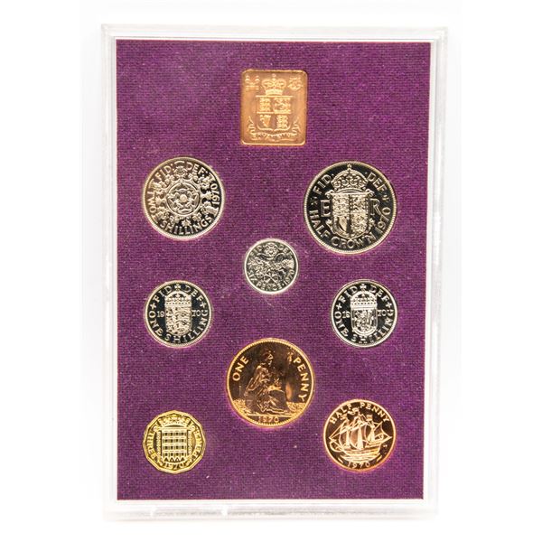 1970 GREAT BRITAIN PROOF COIN SET IN CASE