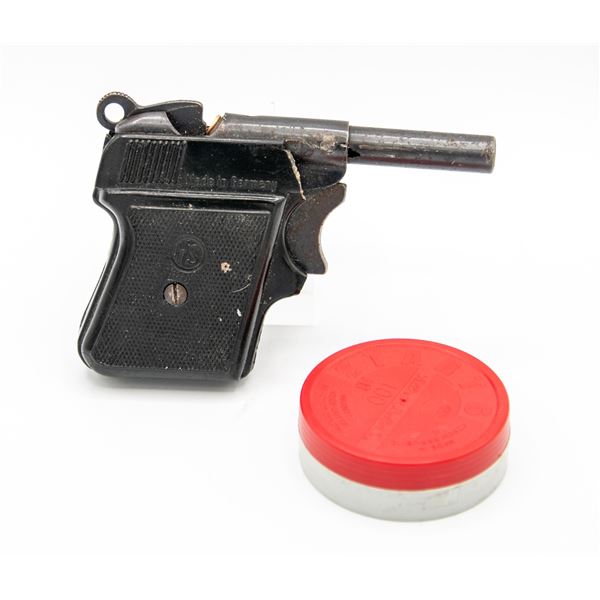 STARTER PISTOL (HAS CHIPS/CRACKED) WITH CAPS