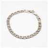 STAMPED ITALY STERLING SILVER BRACELET