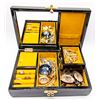 Image 2 : 1970'S ESTATE MUSICAL JEWELRY BOX WITH CONTENTS