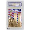 Image 1 : 23 KARAT GOLD FOIL GRADED 10 WORLD TRADE CENTER
