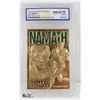 Image 1 : 23KT GOLD FOIL JOE NAMATH LE GRADED 10 CARD