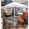 NEW ASSEMBLED MASTER CANOPY 8 X 8' WHITE POP UP