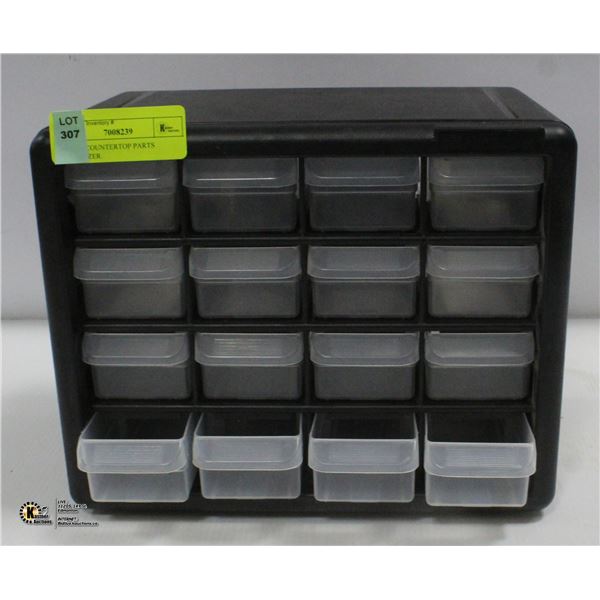 SMALL COUNTERTOP PARTS ORGANIZER