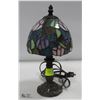 Image 1 : SMALL TIFFANY STYLE LAMP 12" TALL