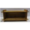 TWO TIER WOOD SHELF