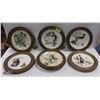 LOT OF 6 FRAMED NORMAN ROCKWELL PLATES