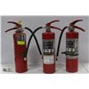 Image 1 : 3-5LB RECONDITIONED FIRE EXTINGUISHERS