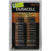 NEW PACK OF 40 AA DURACELL BATTERIES