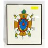 Image 1 : SIGNED INDIGENOUS PRINT BY ELEANOR KANASAWE
