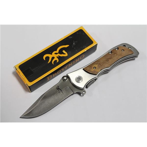 NEW BROWNING HEAVY DUTY FOLDING POCKET KNIFE