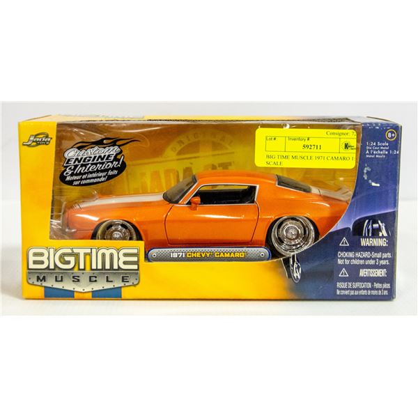 BIG TIME MUSCLE 1971 CAMARO 1:24 SCALE