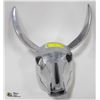 METAL STEER SKULL LARGE FOR WALL