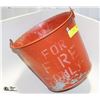 Image 1 : ANTIQUE CN FIRE PAIL ROUND BOTTOMED