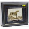 Image 1 : ROBERT BATEMAN LEOPARD PRINT - FRAMED