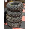 Image 1 : BEARCLAWS SET OF 4 QUAD TIRES ON RIMS