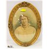 Image 1 : VINTAGE GOLD TONE ORNATE FRAMED CURVED GLASS