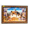 Image 1 : 2005 CALGARY STAMPEDE POSTER IN WOOD FRAME