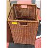 LARGE WICKER LAUNDRY BASKET